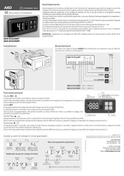 AKO AKO-D14223MT / AKO-D14220MT controller for milk tanks Mode d'emploi