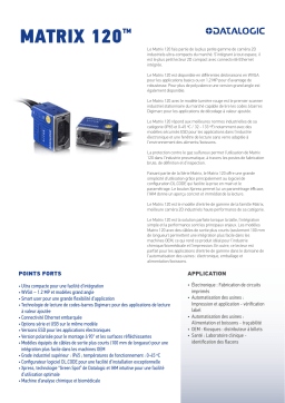 Datalogic Matrix 120 2D Imager Reader Fiche technique