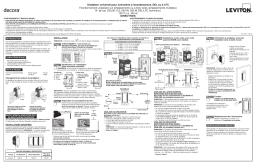 Leviton DDL06-1LZ Decora Digital Universal Dimmable LED, CFL and Incandescent Digital Dimmer Manuel utilisateur