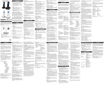 TEL-170WT | TEL-170ZT | Teleline TEL-170AE DECT telefoon met antwoordapparaat en 2 handsets Manuel utilisateur | Fixfr
