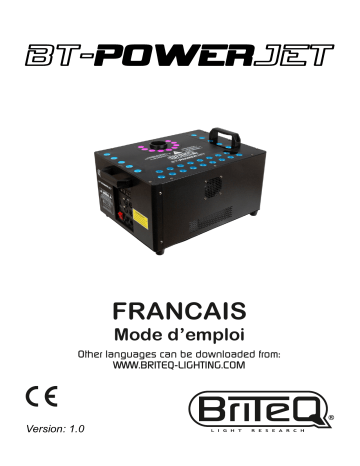 Briteq BT-POWERJET Manuel du propriétaire | Fixfr