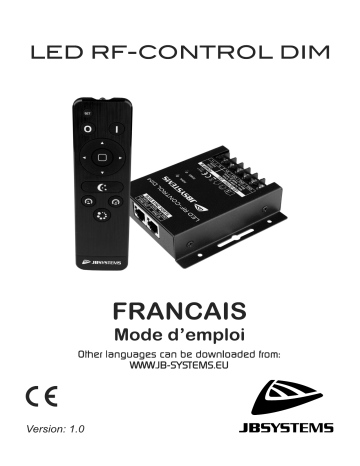 JB systems LED RF-CONTROL DIM Manuel du propriétaire | Fixfr