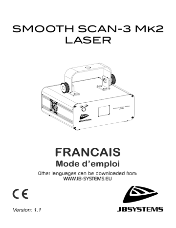 JB systems SMOOTH SCAN-3 Mk2 LASER Mode d'emploi | Fixfr