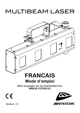 JB systems MULTIBEAM LASER Mode d'emploi