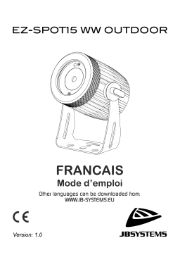 JB systems EZ-SPOT15 WW OUTDOOR Manuel du propriétaire