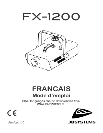 JB systems FX-1200 Fogger Manuel du propriétaire | Fixfr