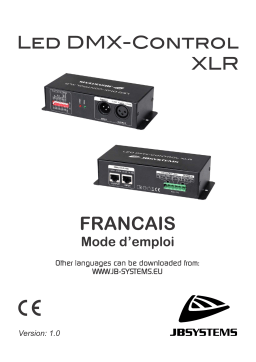 JB systems LED DMX-CONTROL XLR Manuel du propriétaire