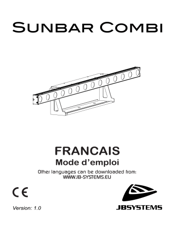 JB systems SUNBAR COMBI Manuel du propriétaire | Fixfr