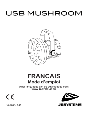 JB systems USB MUSHROOM Mode d'emploi | Fixfr