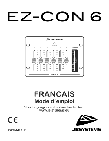 JB systems EZ-CON 6 Controller Manuel du propriétaire | Fixfr