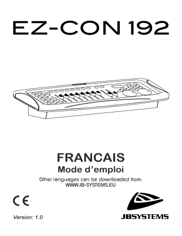 JB systems EZ-CON 192 Controller Mode d'emploi | Fixfr