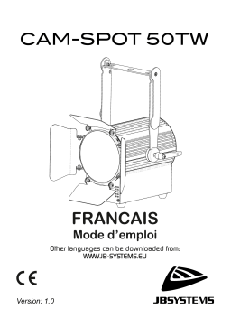 JB systems CAM-SPOT 50TW Stage Lighting Mode d'emploi