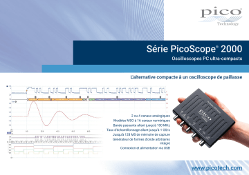 PicoScope 2207B MSO | PicoScope 2205A MSO | PicoScope 2205A | PicoScope 2208B | PicoScope 2408B | PicoScope 2405A | PicoScope 2208B MSO | PicoScope 2206B | PicoScope 2406B | PicoScope 2207B | PicoScope 2206B MSO | PICO PicoScope 2204A Fiche technique | Fixfr