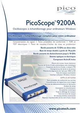 PICO PicoScope 9221A Fiche technique