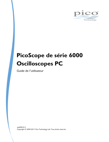 PicoScope 6402 | PicoScope 6403 | PICO PicoScope 6404 Mode d'emploi | Fixfr