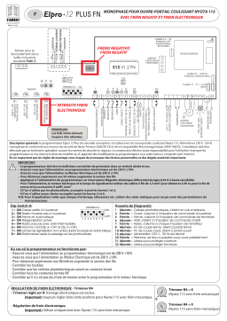 Fadini elpro12plus-fn Manuel utilisateur