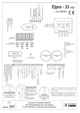 Fadini elpro33exp Manuel utilisateur