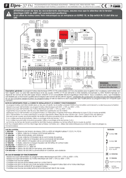 Fadini elpro37fn Manuel utilisateur