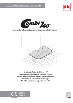 Fadini Combi740 Manuel utilisateur