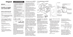 adorne AGFTR2202W4 ® 20A Tamper-Resistant Self-Test GFCI Outlet Guide d'installation