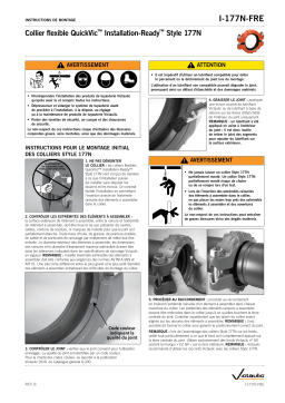 Victaulic Installation-Ready™ Flexible Coupling Style 177N Installation manuel