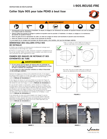 Victaulic Style 905 Plain End Coupling Mode d'emploi | Fixfr