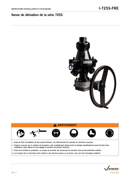 Victaulic Series 725S Diverter Valve Guide d'installation