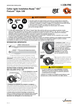 Victaulic Style 108 Firelock™ Installation-Ready™ Rigid Coupling Installation manuel