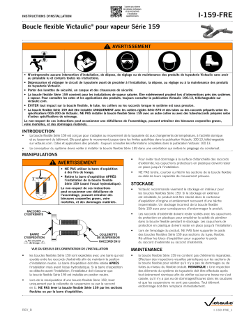 Victaulic Series 159 Flexible Loop Guide d'installation | Fixfr