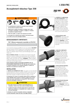 Victaulic Style 358 Reducing Coupling Installation manuel