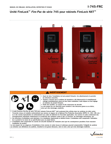 Victaulic FireLock™ Fire-Pac Series 745 Installation manuel | Fixfr