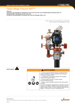 Victaulic FireLock NXT™ Deluge Valve Series 769 Installation manuel