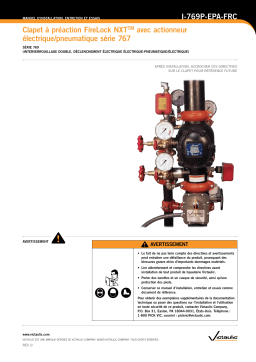 Victaulic FireLock NXT™ Preaction Valve Installation manuel