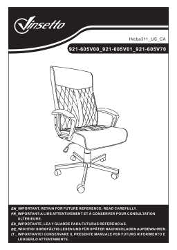 Vinsetto 921-605V00CG High-Back Home Office Chair Mode d'emploi