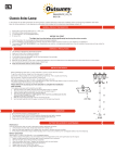 Outsunny 842-109 Outdoor Lamp Post Lights Mode d'emploi