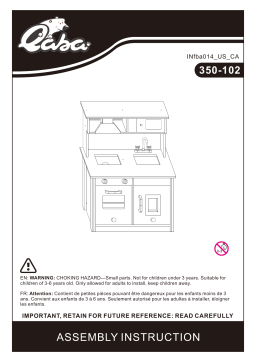 Qaba 350-102V01 Play Kitchen Mode d'emploi