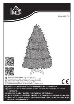 HOMCOM 02-0342 Lighted Christmas Tree Mode d'emploi