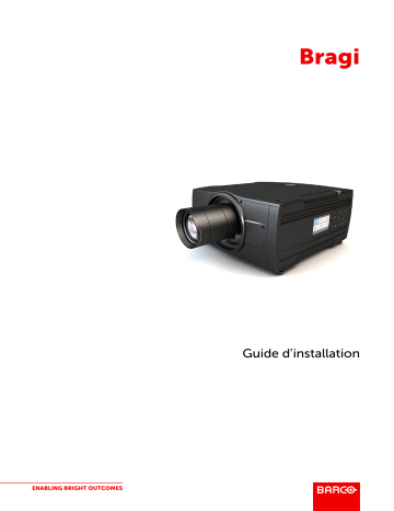 Bragi CinemaScope | FLDX 2.5 - 4.6 (EN64) | Barco Bragi Installation manuel | Fixfr