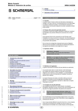 schmersal SRB-E-602EM Output expander Mode d'emploi