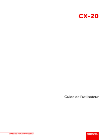 Barco ClickShare CX-20 Mode d'emploi | Fixfr