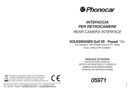 Phonocar 05971 Manuel utilisateur