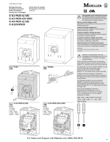 Moeller CI-K2-PKZ0-G Manuel utilisateur | Fixfr