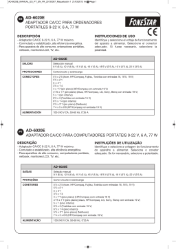 Fonestar AD-6020E Mode d'emploi