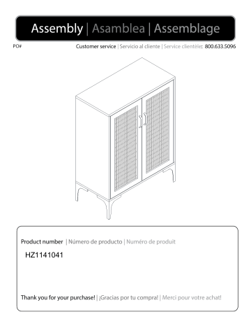 Southern Enterprises HD391335 Rochester Black Bar Cabinet Mode d'emploi | Fixfr