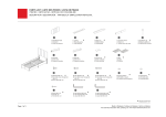 HMIDEA DS-D394-286A Vertically Gray Channeled Twin Upholstered Platform Bed Mode d'emploi