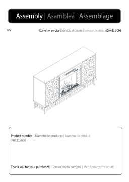 SEI Furniture HD071923 Hollesborne Brown Media Console Mode d'emploi