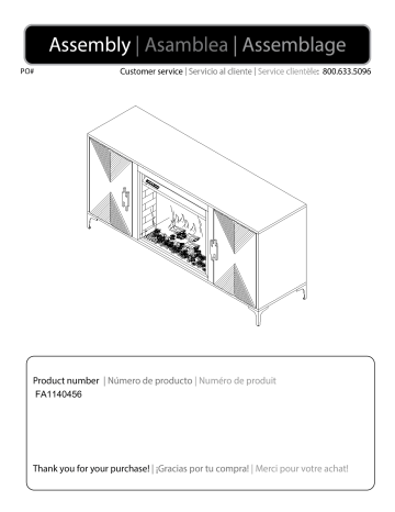 SEI Furniture HD071947 Lantara Ivory Media Console Mode d'emploi | Fixfr