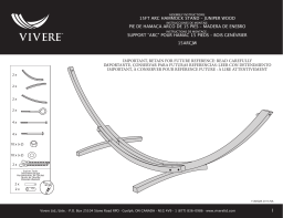 Vivere 15ARCSP 15 ft. Solid Pine Wood Arc Hammock Stand Mode d'emploi