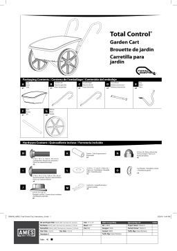 Ames TCCARTHFF Total Control 5cu. ft. Yard Cart Mode d'emploi