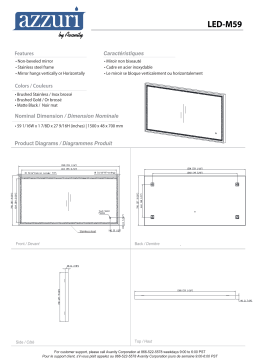 Azzuri LED-M59: Chat IA et Téléchargement PDF